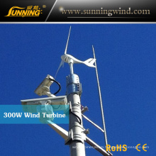 300W Wind Turbine Solar Hybrid CCTV System (MINI 400W)